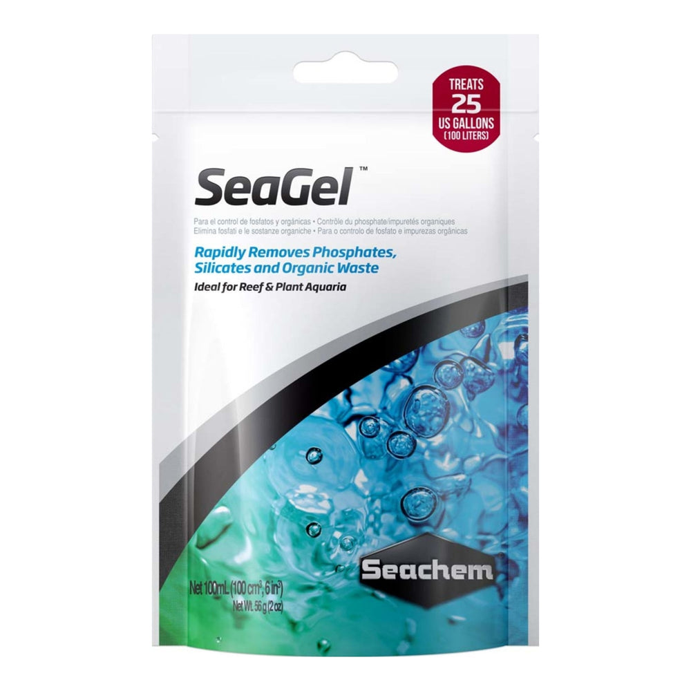 Seachem Laboratories SeaGel Phosphate, Silicate, and Organic Waster Remover 1ea/100 ml