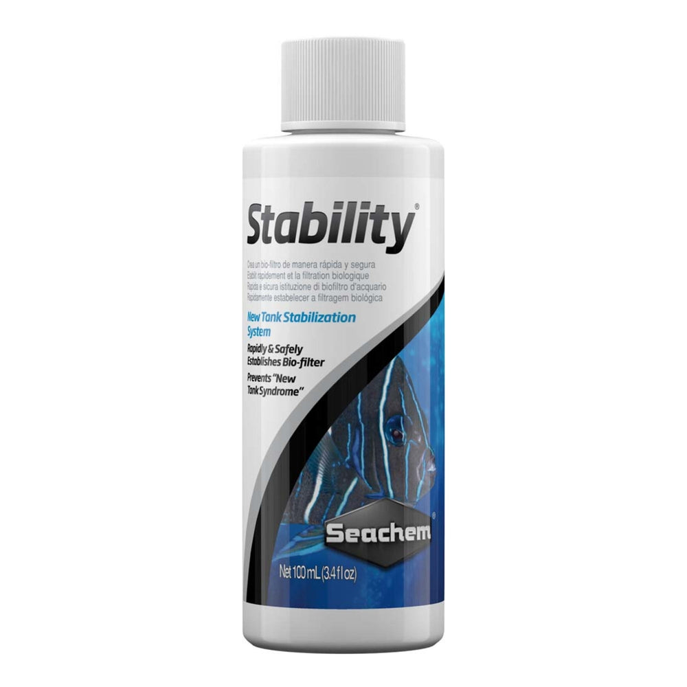 Seachem Laboratories Stability Biological Water Conditioner 1ea/100Ml/3.4 oz. for your Pet Fish.