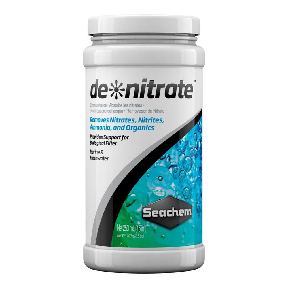 Seachem Laboratories de nitrate Nitrate Remover 1ea/250 ml for your Pet Fish.