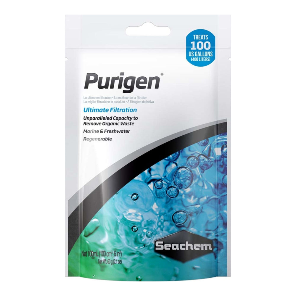 Seachem Laboratories Purigen Organic Resin Filter 1ea/100 ml for your Pet Fish.