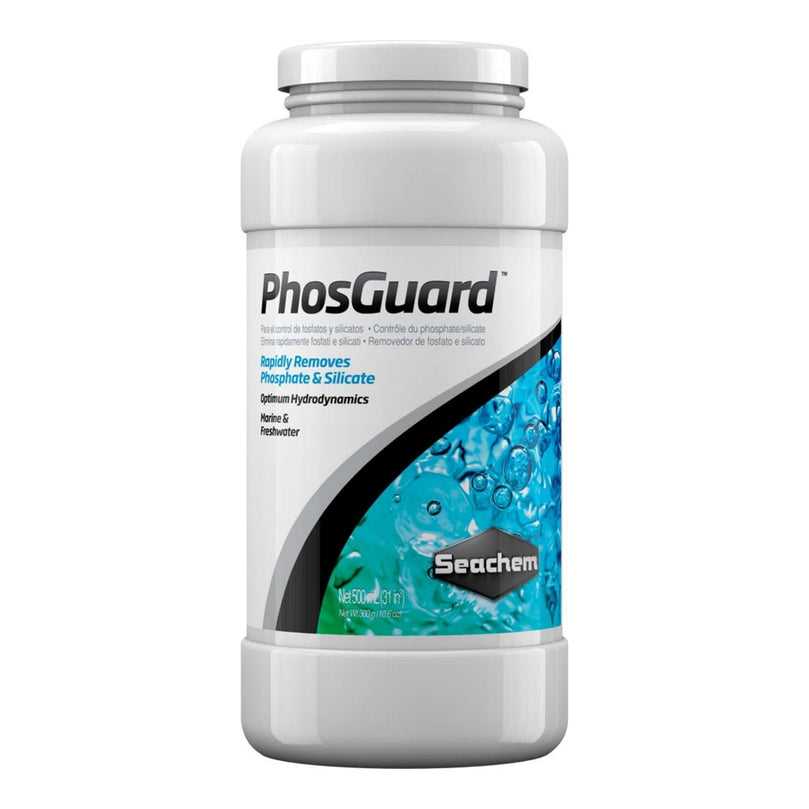 Seachem Laboratories PhosGuard Phosphate and Silicate Remover 1ea/500 ml for your Pet Fish with Pet Store X!