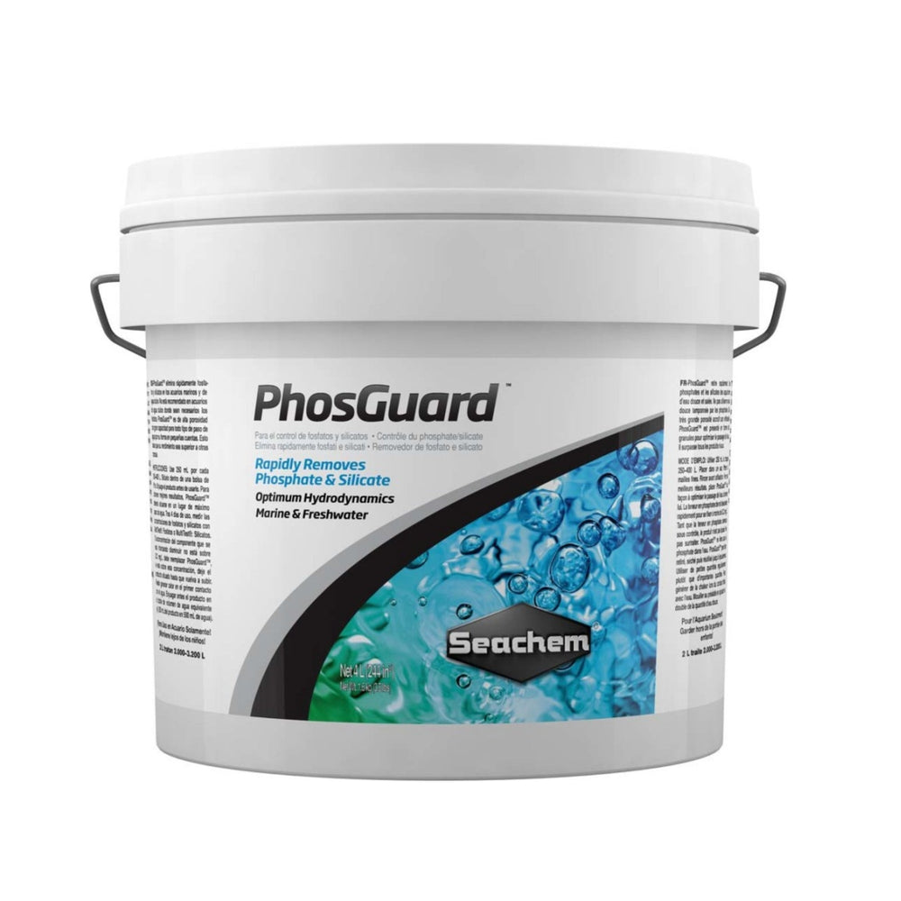 Seachem Laboratories PhosGuard Phosphate and Silicate Remover 1ea/4 l for your Pet Fish.