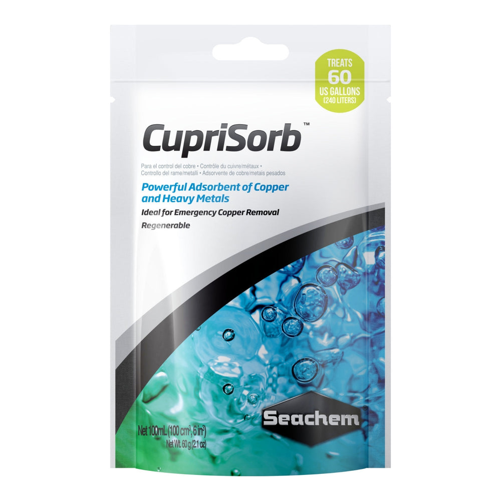 Seachem Laboratories CupriSorb Copper Remover 1ea/100 ml for your Pet Fish.