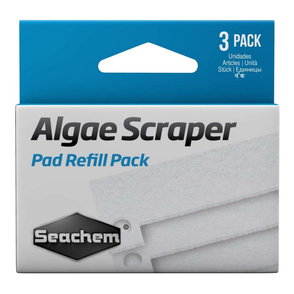 Seachem Laboratories Algae Scraper Replacement Pad White, 1ea/3 pk