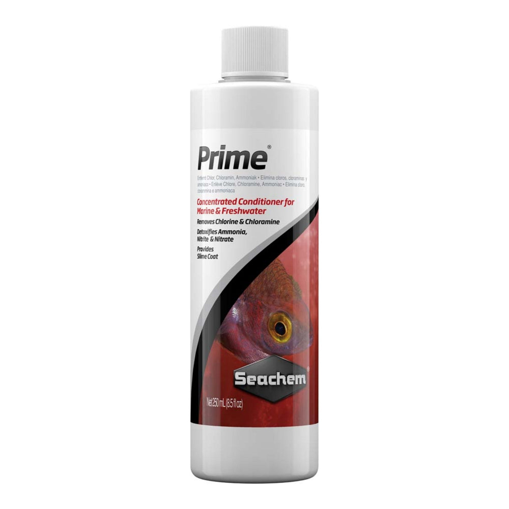 Seachem Laboratories Prime Ammonia Detoxifier 1ea/250Ml/8.5 oz. for your Pet Fish.