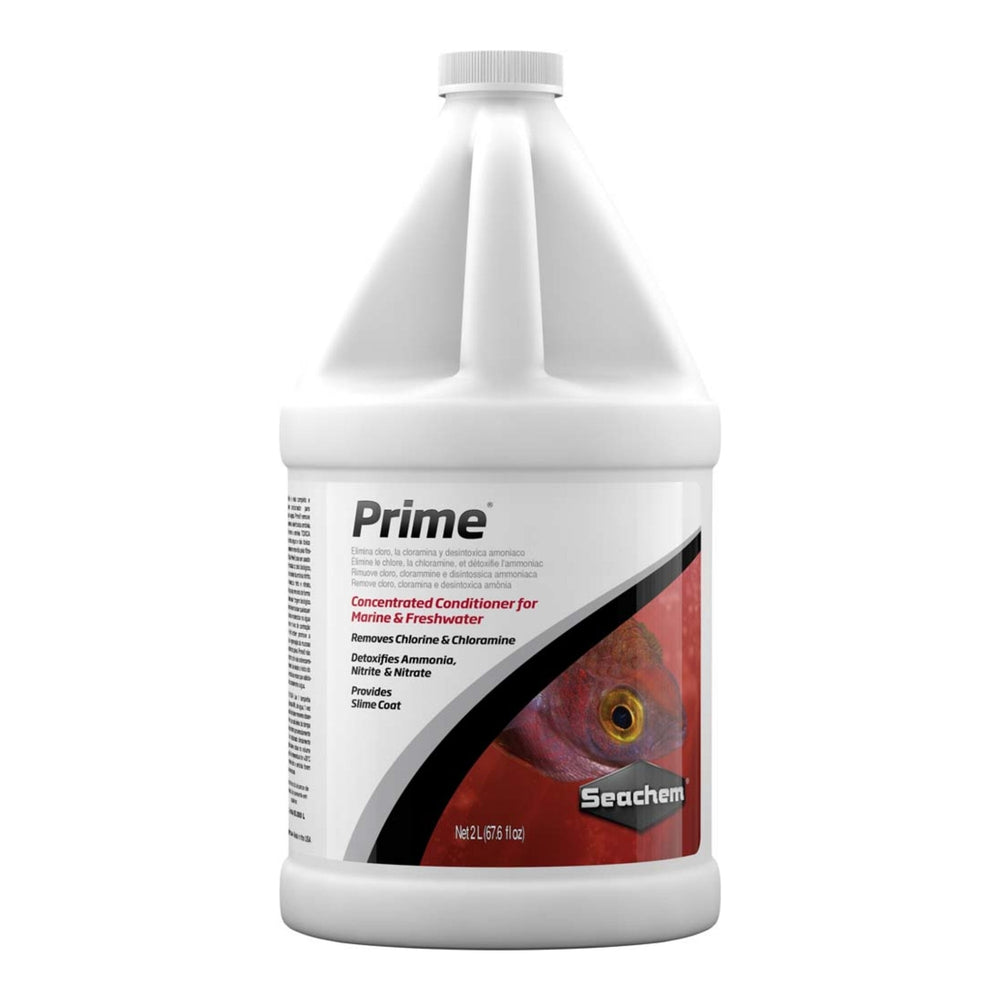 Seachem Laboratories Prime Ammonia Detoxifier 1ea/2L/67.6 oz. for your Pet Fish.