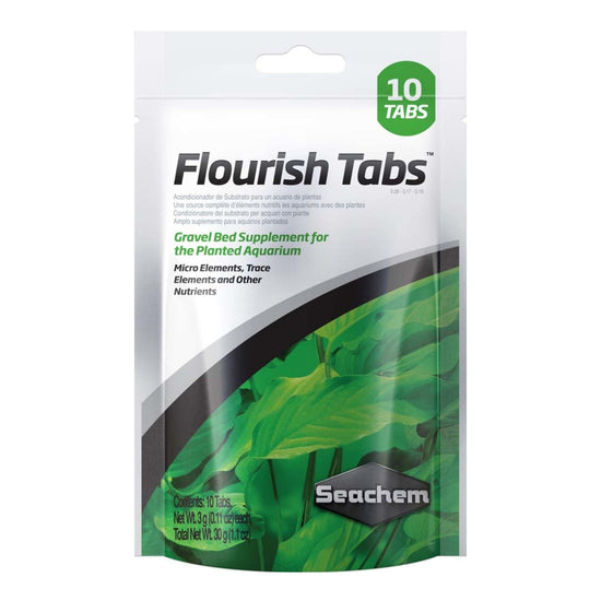 Seachem Laboratories Flourish Tabs Plant Supplement 1ea/11 oz, 10 ct for your Pet Fish with Pet Store X!