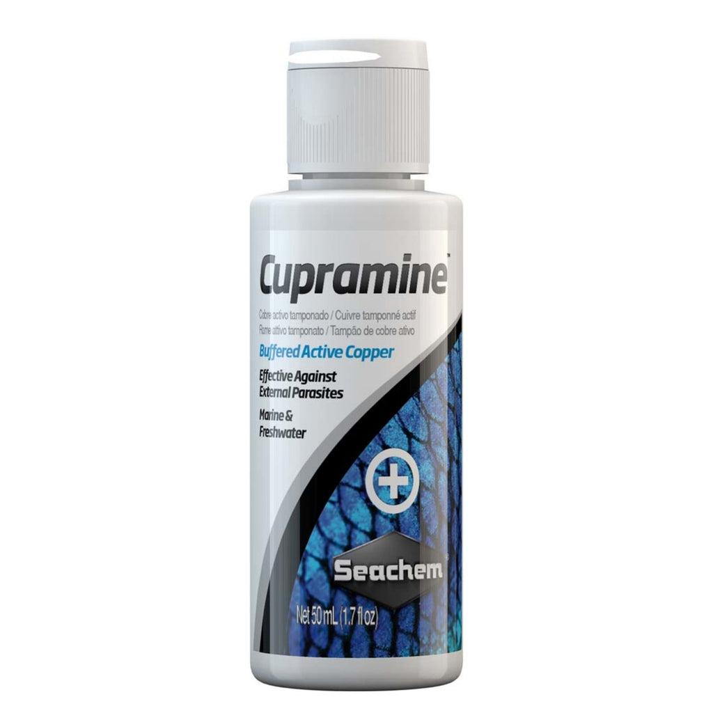 Seachem Laboratories Cupramine Copper Treatment 1ea/17 fl oz for your Pet Fish with Pet Store X!