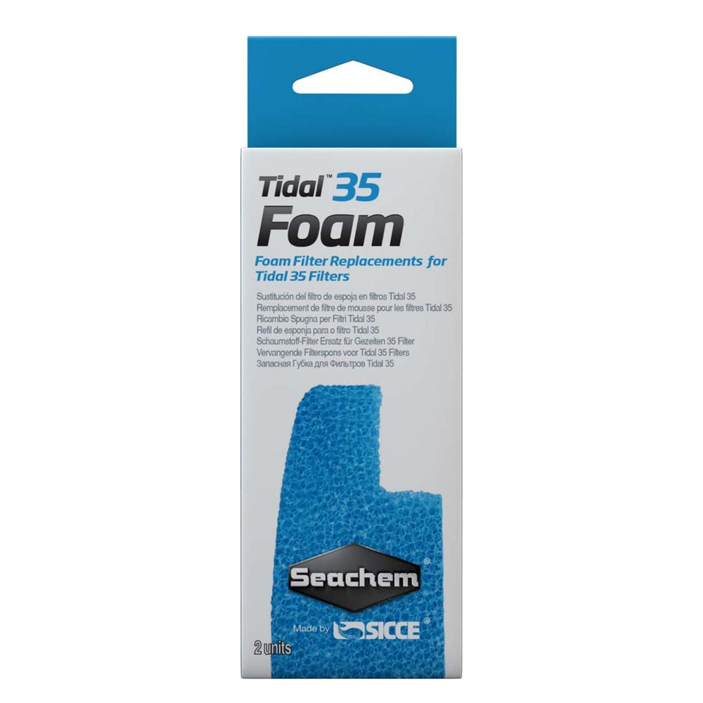 Seachem Laboratories Tidal Foam Sponge For Tidal 35 Filters, Blue, 1ea/2 pk for your Pet Fish with Pet Store X!