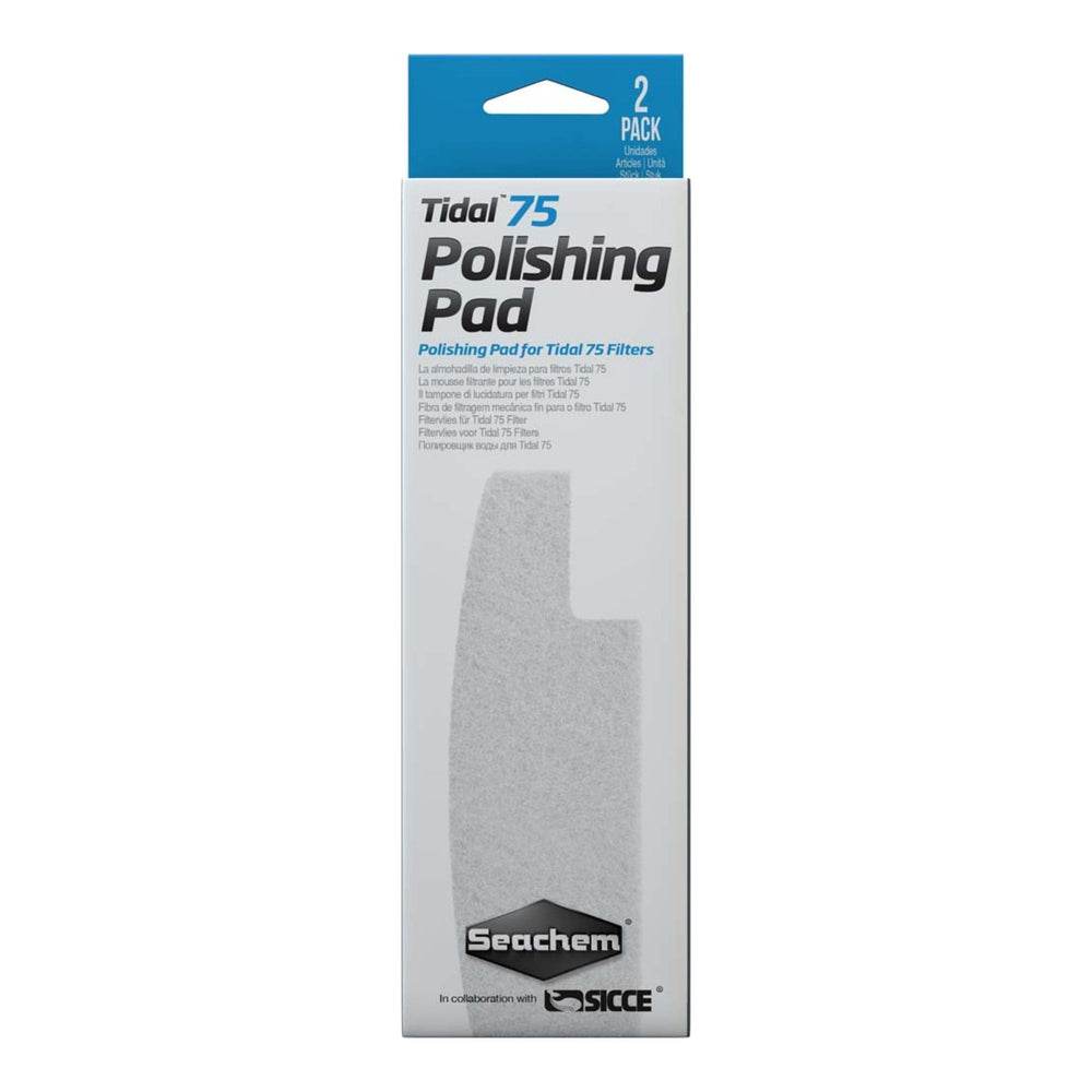 Seachem Laboratories Tidal Polishing Pad For Tidal 75 Filters, White, 1ea/2 pk for your Pet Fish.