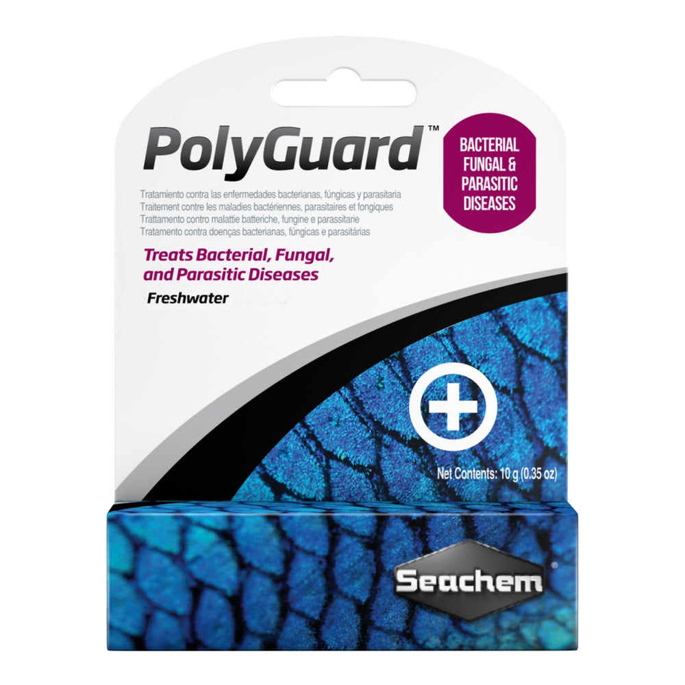 Seachem Laboratories PolyGuard Bacterial, Fungal and Parasitic Diseases Treatment 1ea/0.4 oz. for your Pet Fish.