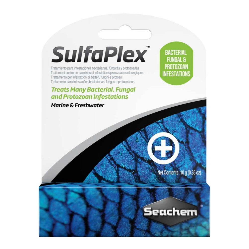 Seachem Laboratories Sulfaplex Antibiotic and Anti-fungal Medication 1ea/0.4 oz. for your Pet Fish.