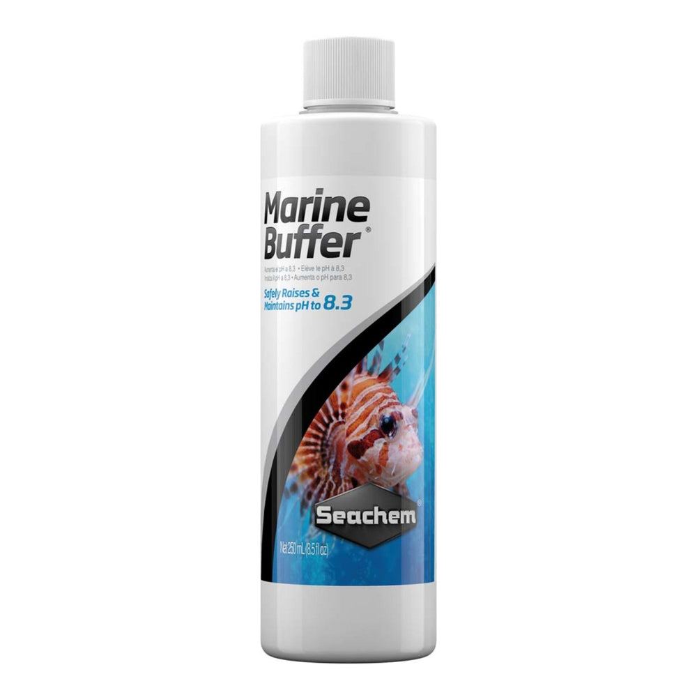 Seachem Laboratories Liquid Marine Buffer Saltwater Aquarium Water Treatment 1ea/169 fl oz for your Pet Fish with Pet Store X!