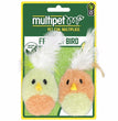 Multipet Feather Birds with Catnip (Assorted colors)