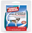 Simple Solution Washable Male Wrap Blue 1ea/SM for your Pet Dog with Pet Store X.