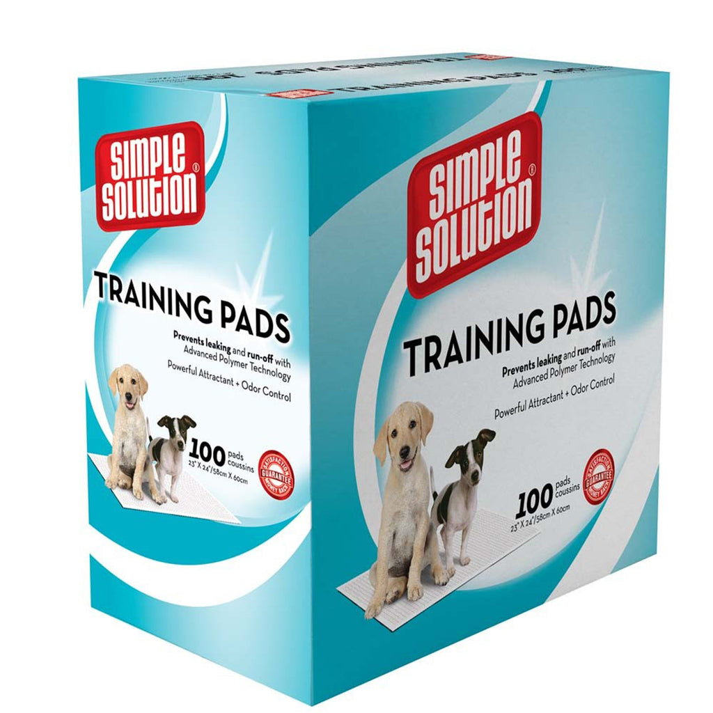 Simple Solution Original Training Pads 1ea/100 pk, 23 In X 24 in for your Pet Dog with Pet Store X.