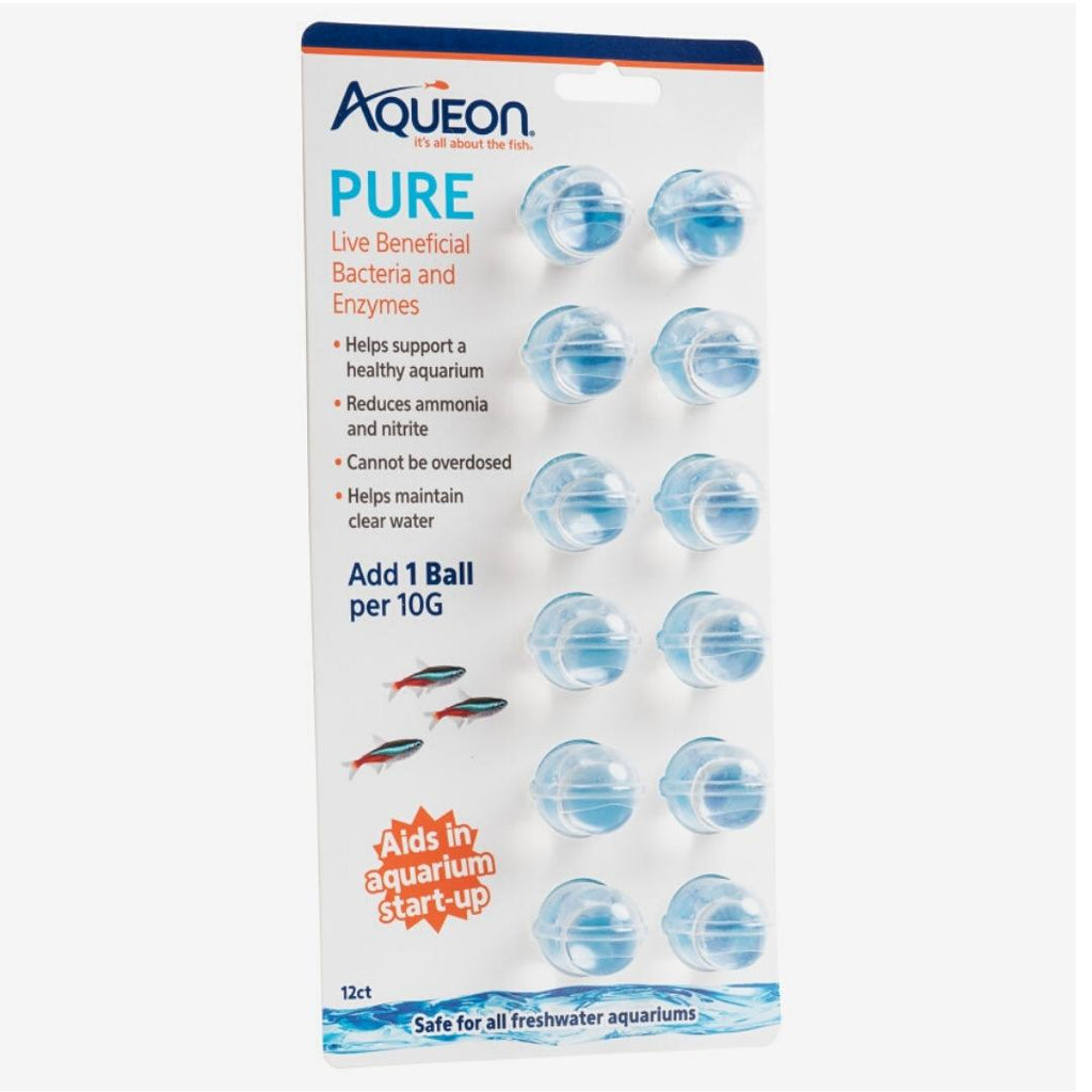 Aqueon Pure Bacteria Supplement 12 Pack 6ea/10 gal for your Pet Fish.