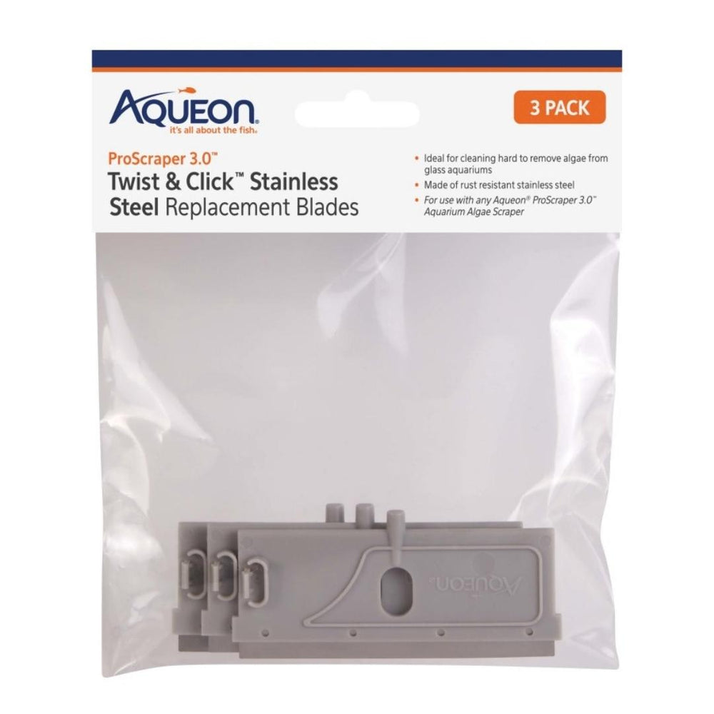 Aqueon ProScraper 30™ Twist & Click™ Stainless Steel Replacement Blades 1ea/One Size for your Pet Fish with Pet Store X!