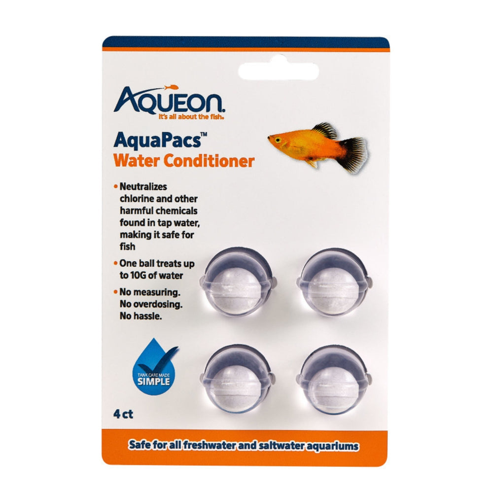 Aqueon AquaPacs Water Conditioner 6ea/4 pk, 10 gal for your Pet Fish.