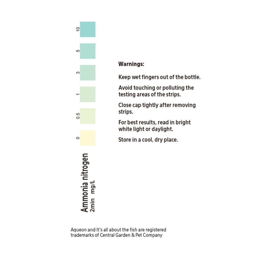 Aqueon Ammonia Aquarium Test Strips 1ea/50 ct