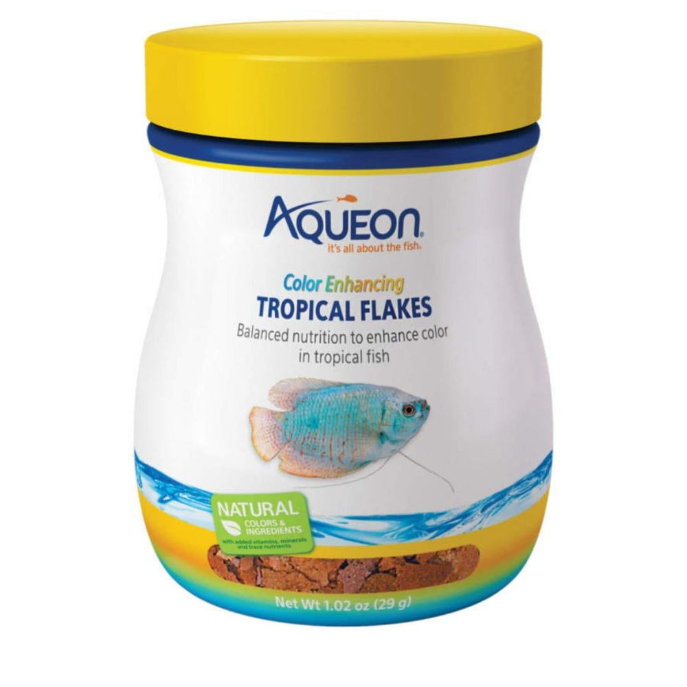 Aqueon Tropical Flakes Color Enhancing 1ea/102 oz Color for your Pet Fish with Pet Store X!