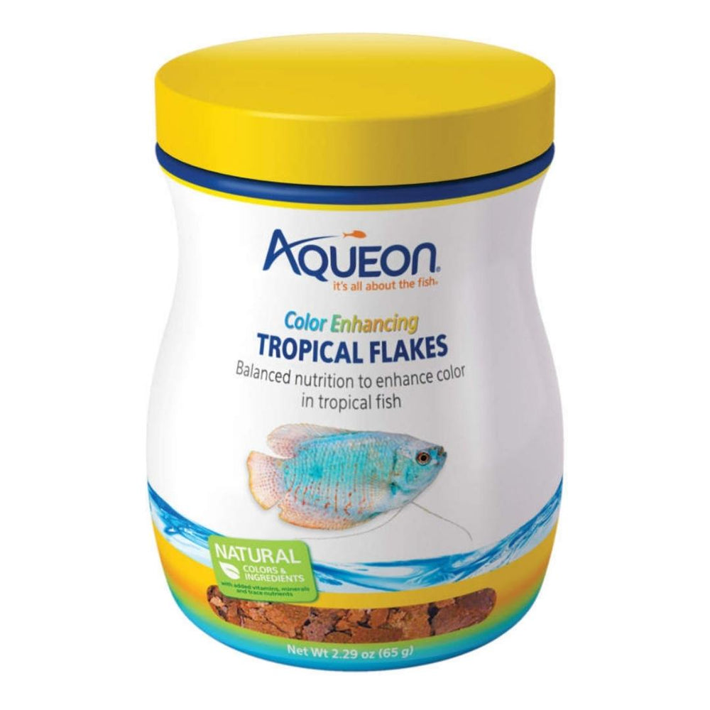 Aqueon Tropical Flakes Color Enhancing 1ea/2.29 oz Color for your Pet Fish.