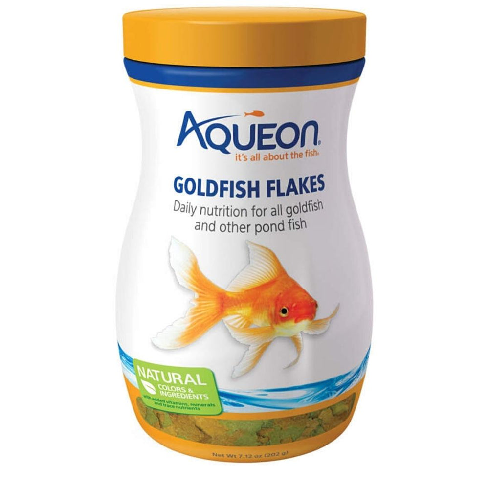 Aqueon Goldfish Flakes 1ea/7.12 oz for your Pet Fish.