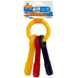 Nylabone Just for Puppies Teething Chew Toy Keys Chew Toy Keys Bacon 1ea/Medium/Wolf - Up To 35 lb for your Pet Dog with Pet Store X.