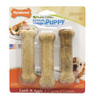 Nylabone Healthy Edibles Puppy AnimalShaped Lamb  Apple Dog Chew Treats Lamb  Apple, SMall/Regular  Up To 25 Ibs 3 ct for your Pet Dog with Pet Store X.