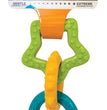 Nylabone Puppy Power Chew Puppy Teething Rings Bacon Yellow 1ea/SMall/Regular - Up To 25 Ibs for your Pet Dog with Pet Store X.