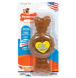 Nylabone Puppy Ring Bone Teething Toy for Puppies Ring Bone Chicken 1ea/Medium/Wolf - Up To 35 lb for your Pet Dog with Pet Store X.