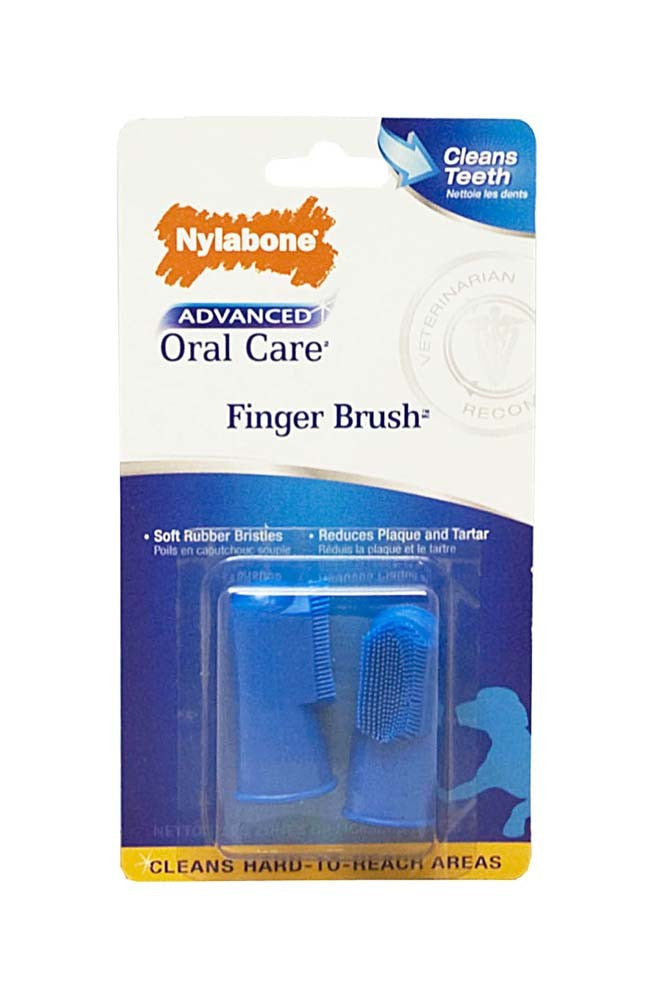 Nylabone Advanced Oral Care Finger Brush 2 Count 1ea/2 ct