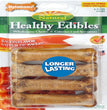 Nylabone Healthy Edibles AllNatural Long Lasting Bacon Chew Treats Bacon, XS/Petite  Up To 15 Lbs 8 ct for your Pet Dog with Pet Store X.