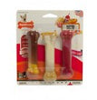 Nylabone Flavor Frenzy Power Chew Triple Pack Chili Cheese Dog, Popcorn & Cherry 1ea/SMall/Regular - Up To 25 Ibs.