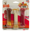 Nylabone Flavor Frenzy Power Chew Triple Pack Chili Cheese Dog, Popcorn & Cherry 1ea/SMall/Regular - Up To 25 Ibs.