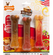 Nylabone Flavor Frenzy Power Chew Triple Pack Pancakes & Sausage, Roast Beef Club, & Lasagna 1ea/XS/Petite - Up To 15 lb for your Pet Dog with Pet Store X.