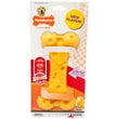 Nylabone Power Chew Cheese Dog Toy Cheese 1ea/XL/Souper - 50+ lb