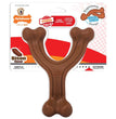 Nylabone Ergonomic Hold & Chew Wishbone Power Chew Durable Dog Toy Bison 1ea/Large/Giant - Up To 50 lb for your Pet Dog with Pet Store X.