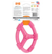 Nylabone Puppy Chew Spin Tug Play Toy Peanut Butter, Pink, 1ea/Medium/Wolf  Up To 35 Lbs. 1 ct