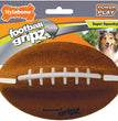 Nylabone Power Play Dog Football Gripz 1ea/Medium/Wolf - Up To 35 lb for your Pet Dog with Pet Store X.