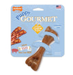 Nylabone Gourmet Style Strong Femur Puppy Chew Toy Bacon 1ea/SMall/Regular - Up To 25 Ibs.