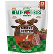 Nylabone Healthy Edibles Meaty Center Natural Dog Treats Beef, SMall  Up To 30 Lbs. 12 ct