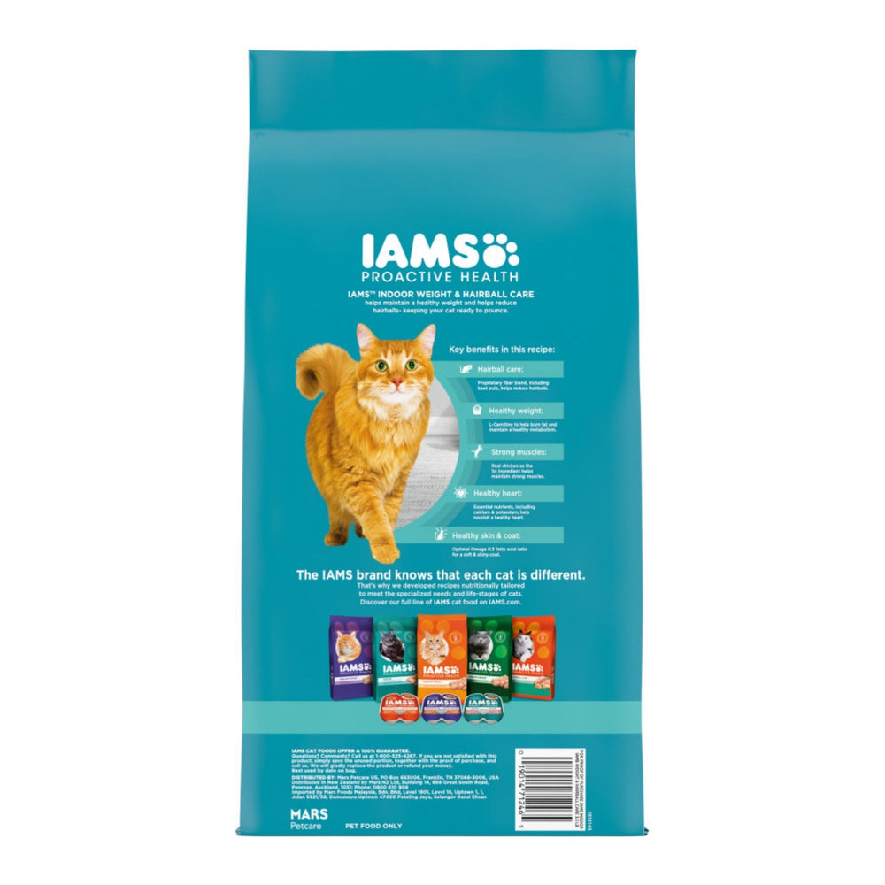 IAMS Proactive Health Weight Control & Hairball Care Indoor Adult Dry Cat Food Chicken & Turkey 1ea/3.5 lb