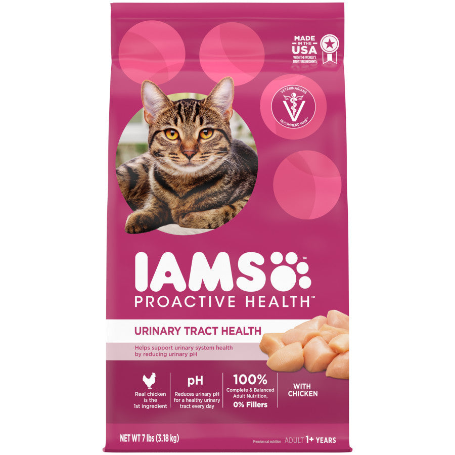 IAMS Proactive Health Urinary Tract Health Adult Dry Cat Food Chicken 1ea/7 lb