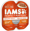 IAMS Perfect Portions Grain Free Healthy Paté Adult Wet Cat Food Chicken 24ea/2.6 oz, 24 pk