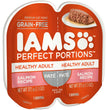 IAMS Perfect Portions Grain Free Healthy Paté Adult Wet Cat Food Salmon 24ea/2.6 oz, 24 pk