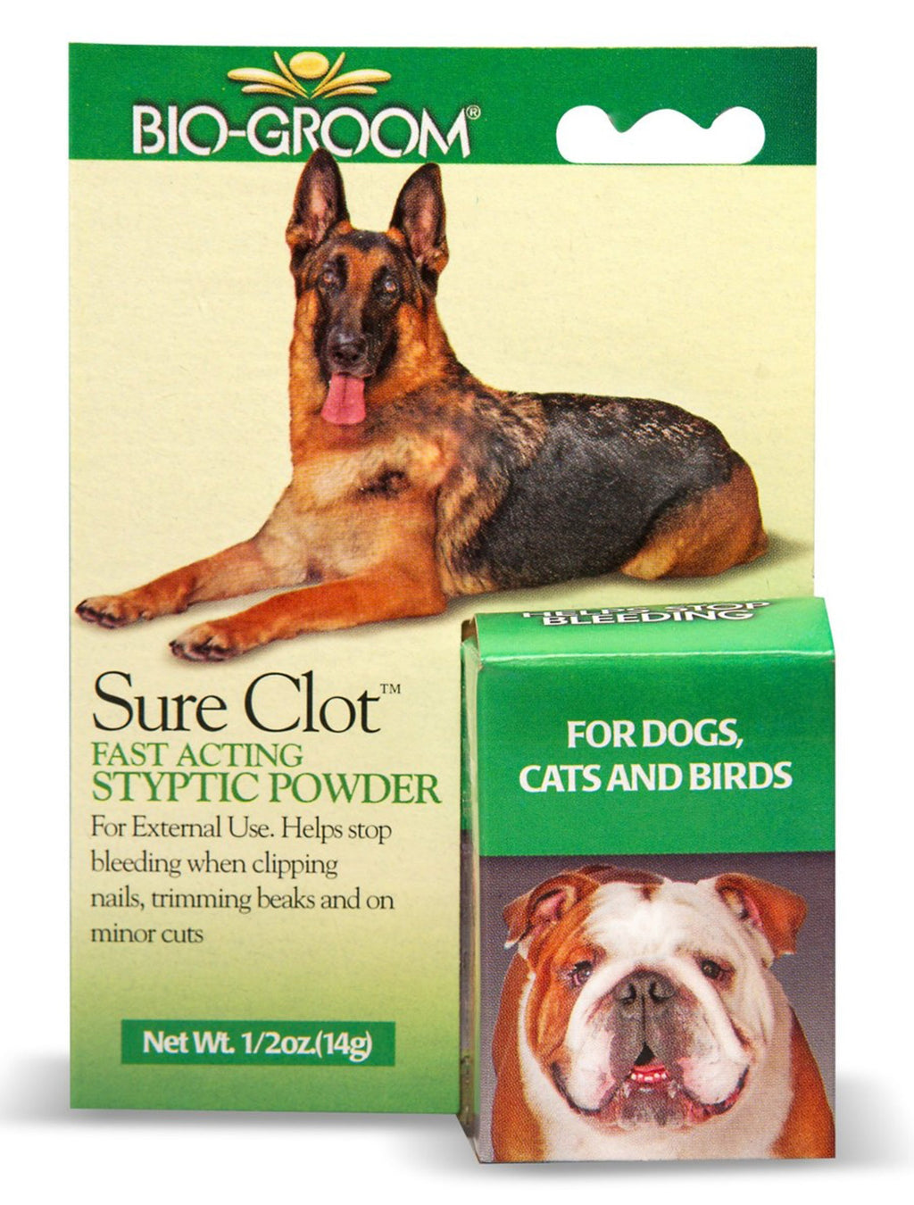 Bio Groom Sure Clot Fast Acting Styptic Powder 1ea/0.5 oz