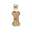 Tall Tails Dog Bone Tug Natural Leather 6 Inches