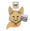 Tall Tails Dog Scrappy Critter Leather Fox 4 Inches for your Pet Dog with Pet Store X.