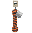 Tall Tails Dog Braided Bone Orange 9 Inches